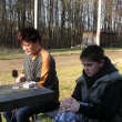.u Hajducha p�erd skl�pkem.